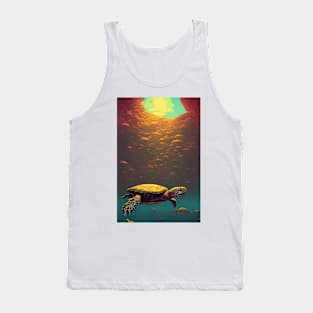 Sunlit Sea Cave Tank Top